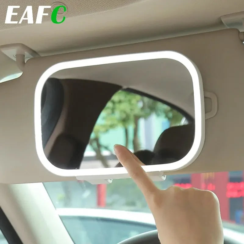 Nuevo Espejo Maquillaje Visera Coche LED