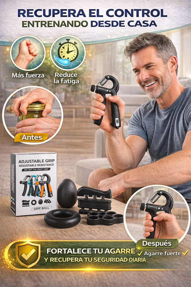 Nuevo Kit Entrenador de Agarre Pro Compacto