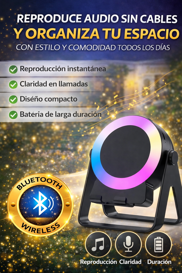 Nuevo Soporte Altavoz Inductivo Chic