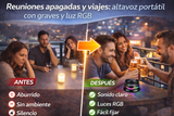 Nuevo Mini Altavoz Bluetooth RGB Portátil