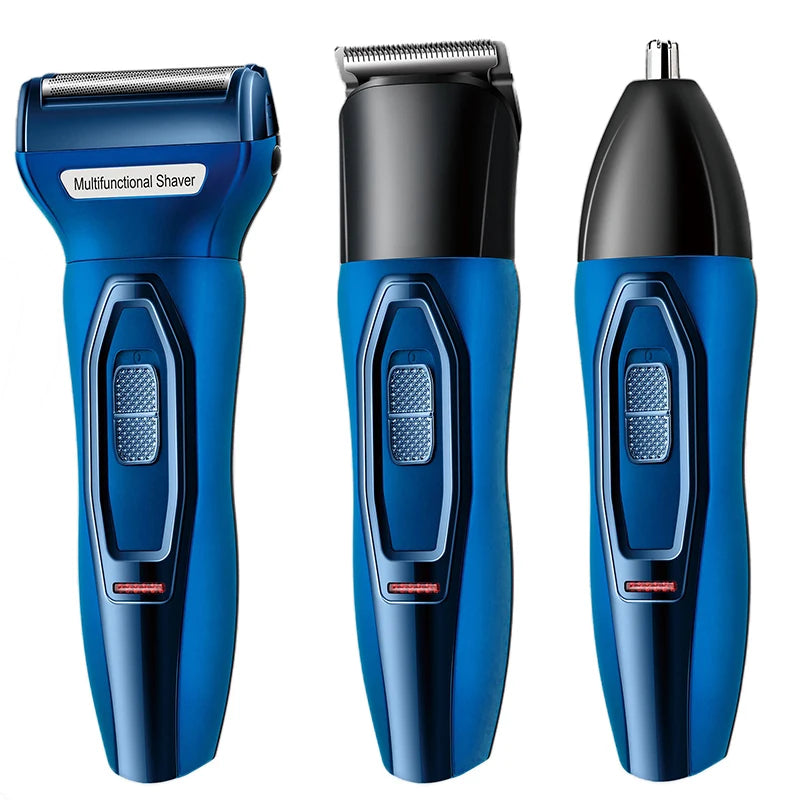 Set de depilación Nariz y oido, afeitado, corte de pelo eléctrico recargable GroomMaster Pro.