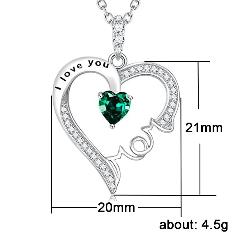 Collar Amor Eterno con Zirconia