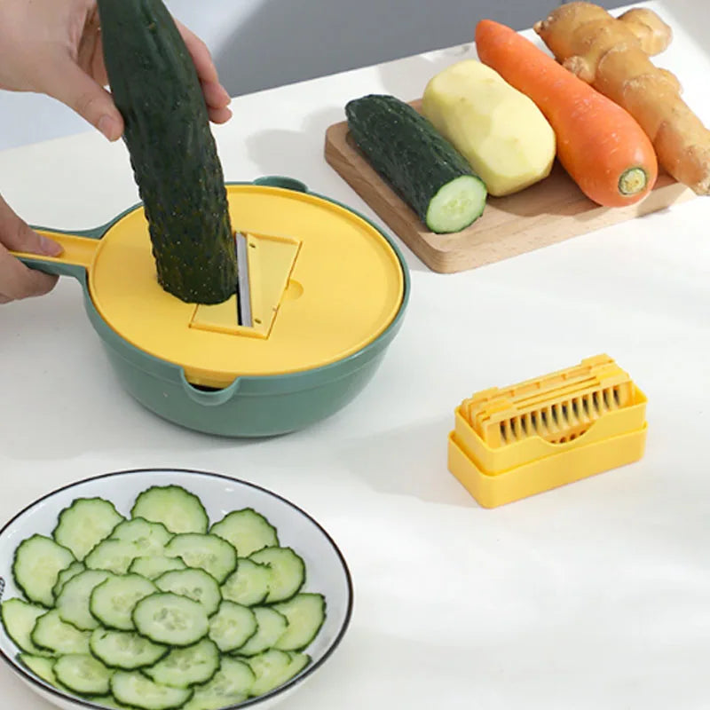 Nuevo Cortador y escurridor de vegetales