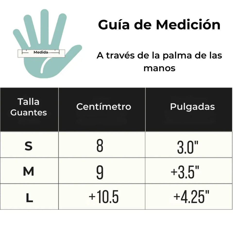 Nuevos Guantes de compresion Alivio Bamboo Talla L