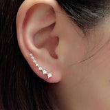 Nuevos Aretes Siete Estrellas Brillantes pague 1 y lleve 2