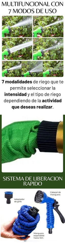 Nueva Manguera Mágica Expandible