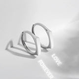 Nuevos Anillos Secretos de Amor lleve 2 color plata ajustable