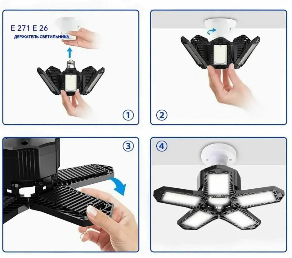 Nueva Luz LED Plegable Ahorra Energía
