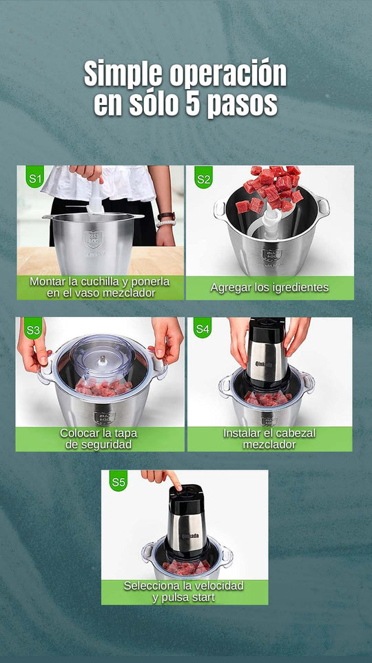 Nuevo Super Triturador de Comida