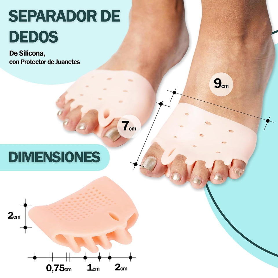 Nuevos Almohadillas Terapéuticas Separadores de Dedos