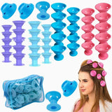 Nuevo SET de 10 Rizadores de Silicona Fácil para Cabello