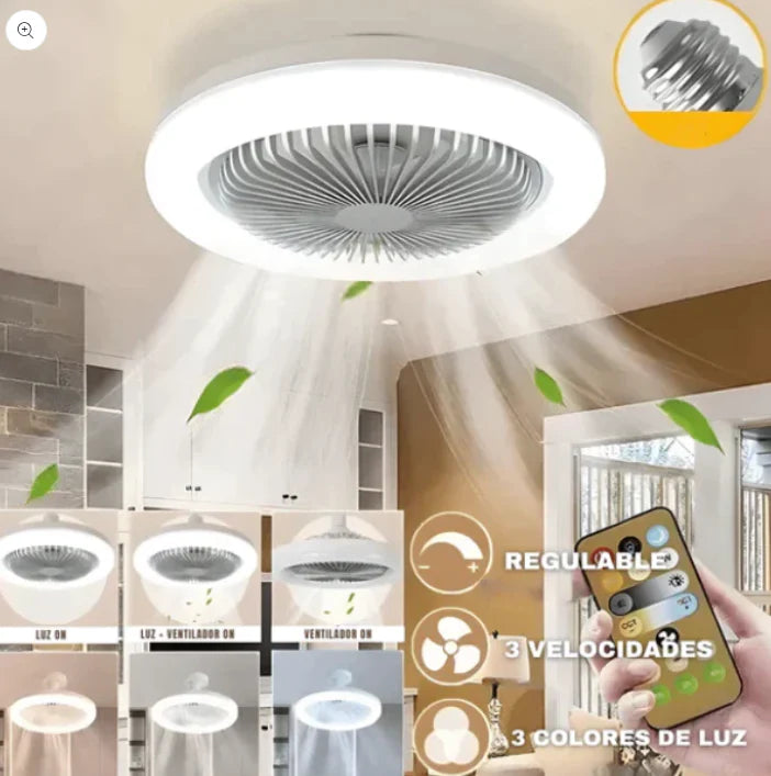 Nuevo Bombillo Ventilador Led