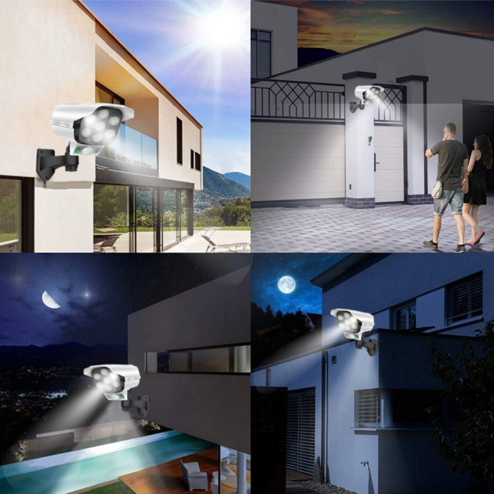 Nueva Lámpara Luz Solar LED Tipo Cámara (No Cámara)