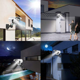 Nueva Lámpara Luz Solar LED Tipo Cámara (No Cámara)