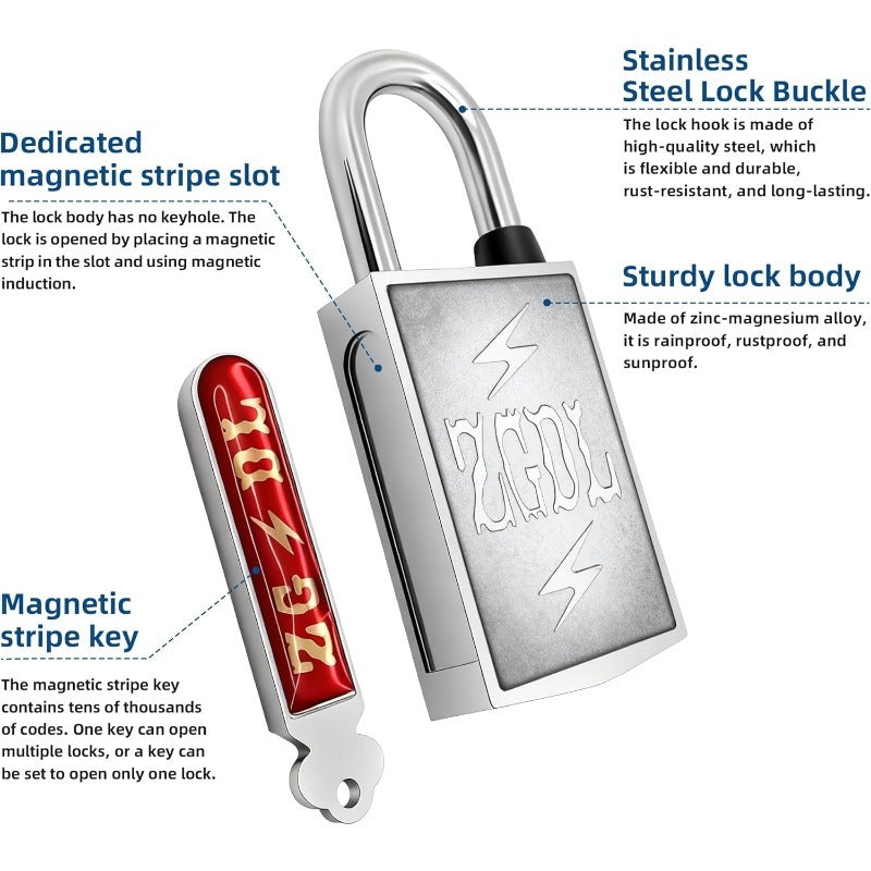 Nuevo Candado Magnético Sin Llave Seguridad Exterior