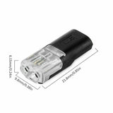 Nuevo KIT de 50 unidades de Conectores Push-in Doble Rápidos Seguros