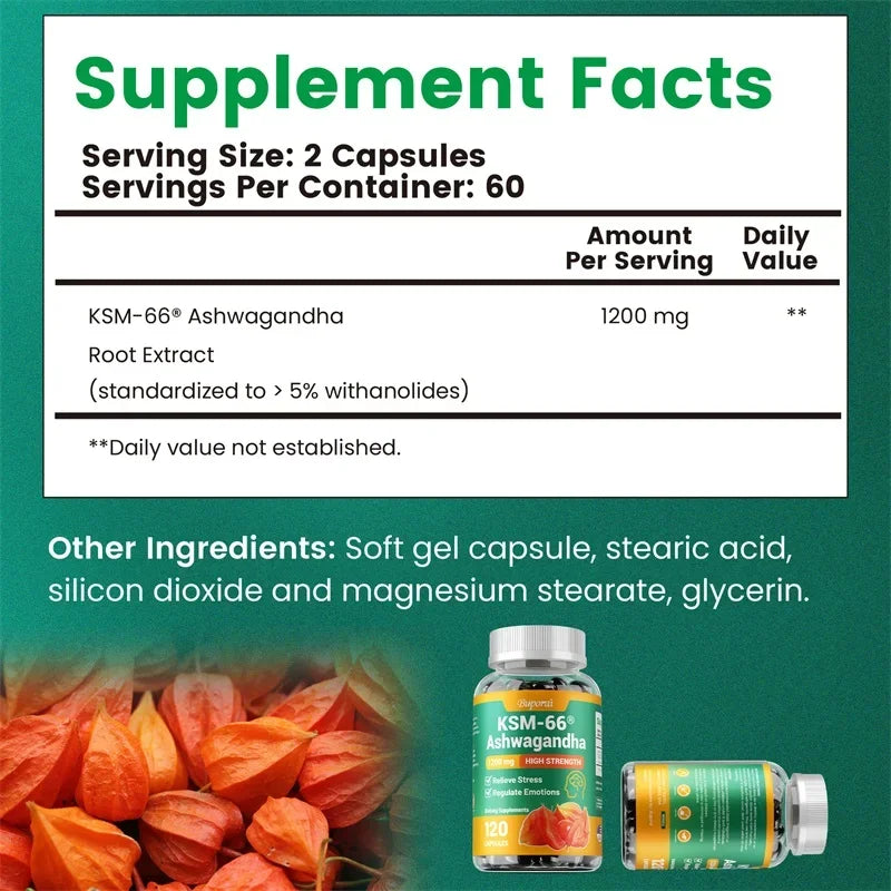 Nuevo CalmaVital Ashwagandha Natural