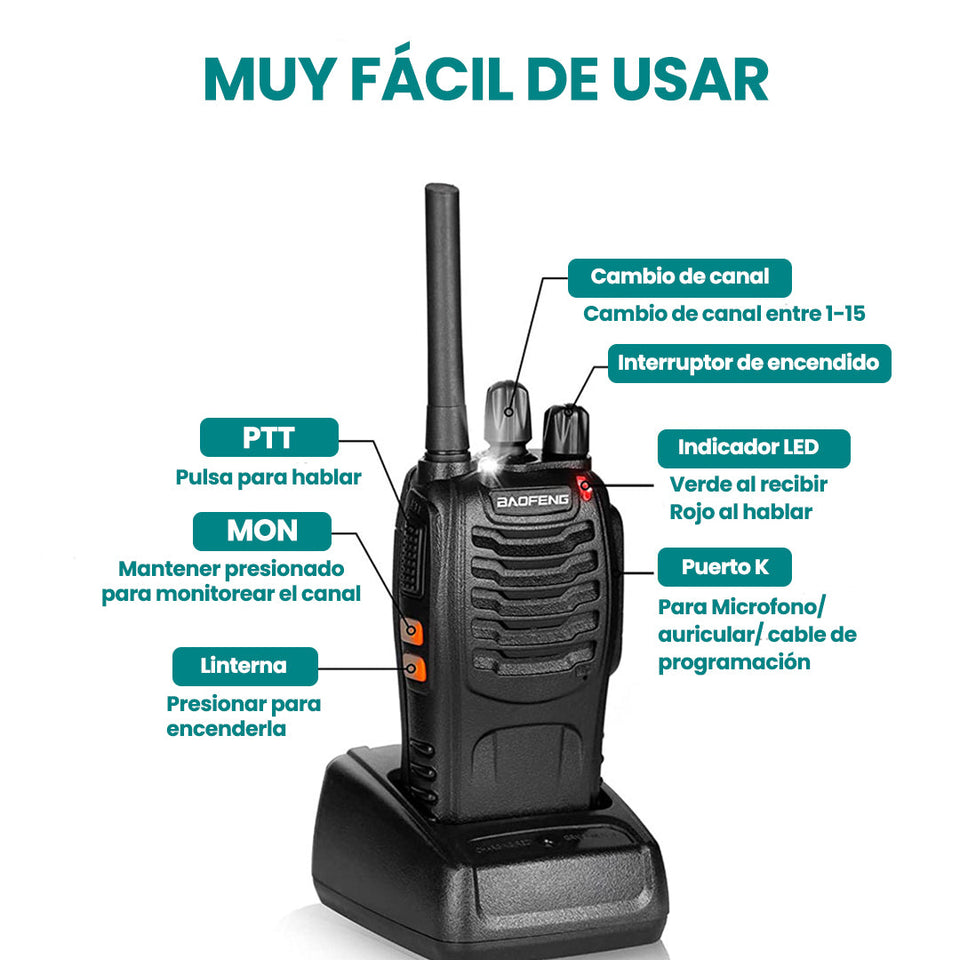Nuevo Radio Baofeng de Alcance