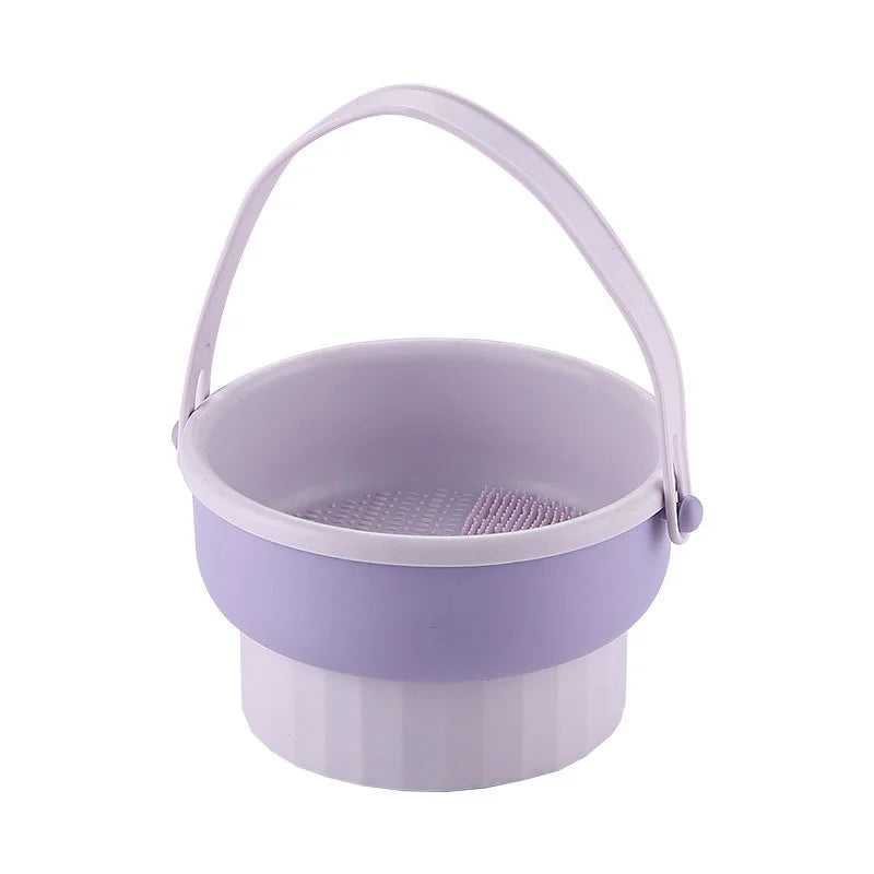 Nuevo Cubo de limpieza de brochas de maquillaje