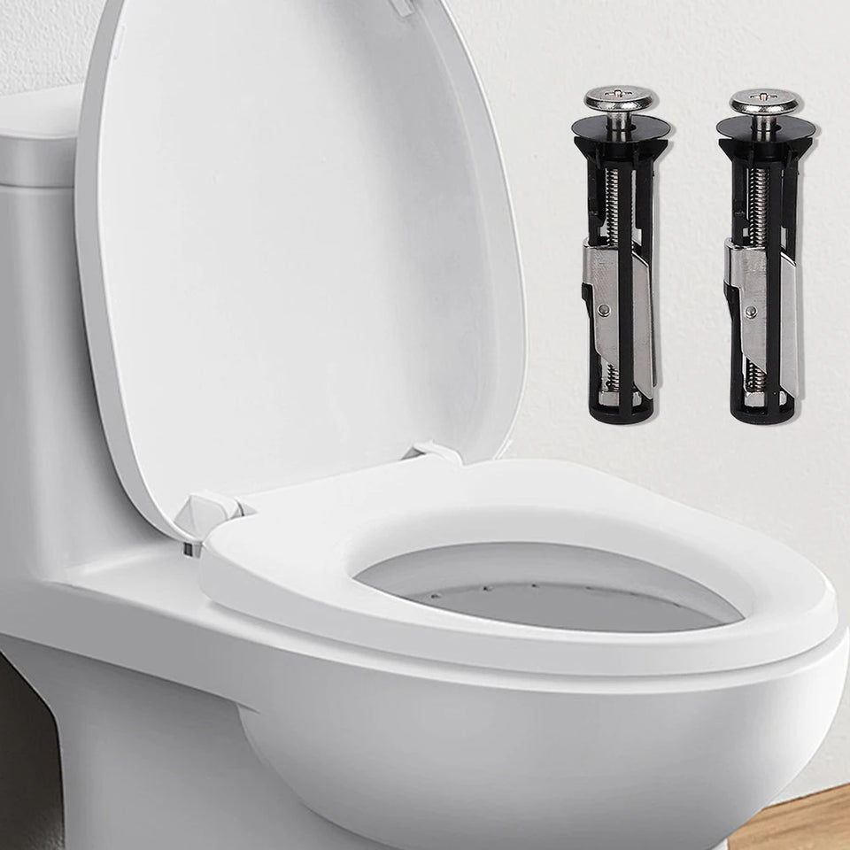 Nuevo SET de 2 unidades Fijador Fuerte para Asiento WC