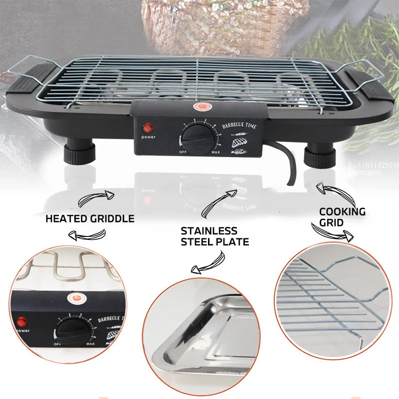 Nueva Parrilla Eléctrica BBQ