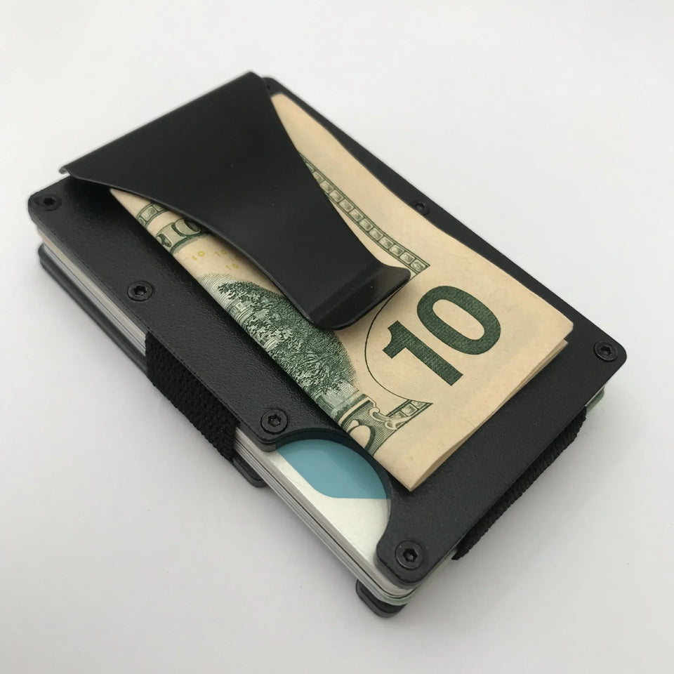 Nuevo Portatarjetas Carbono Minimalista para Bolsillo