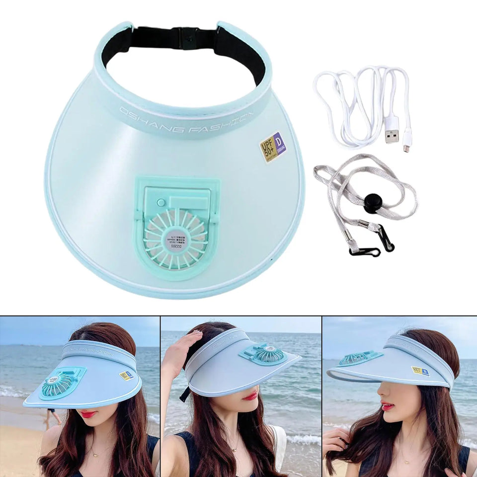 Nuevo Sombrero con Ventilador