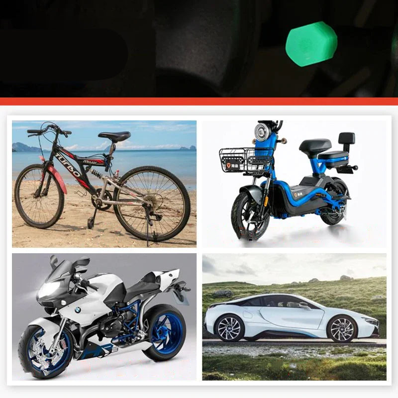 4 Tapones Brillantes para Llantas