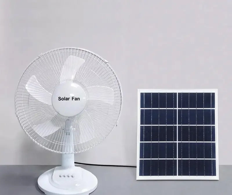 Nuevo Ventilador Solar recargable de 16 pulgadas