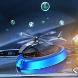 Nuevo Helicóptero Aromatizador Solar Giratorio para Auto