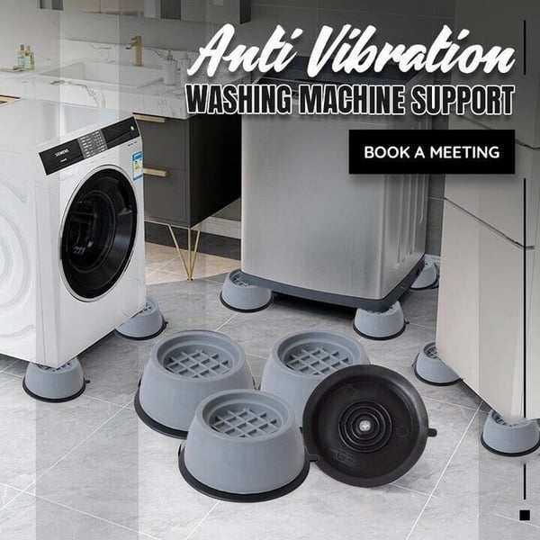 Nuevo Protectores antivibraciones SilentWash pack de 4 unidades