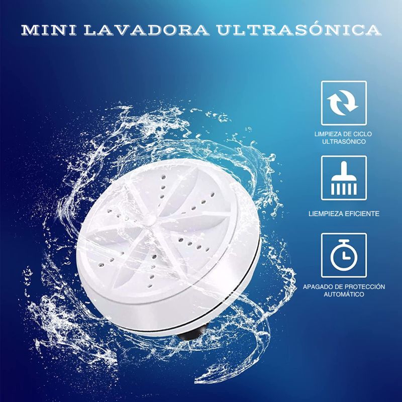 Nueva Mini Lavadora y Lavaplatos Portátil Turbo