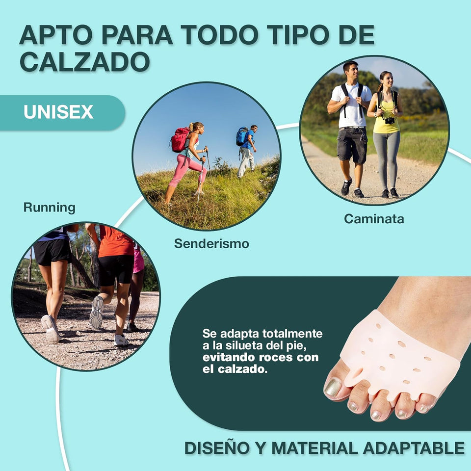 Nuevos Almohadillas Terapéuticas Separadores de Dedos