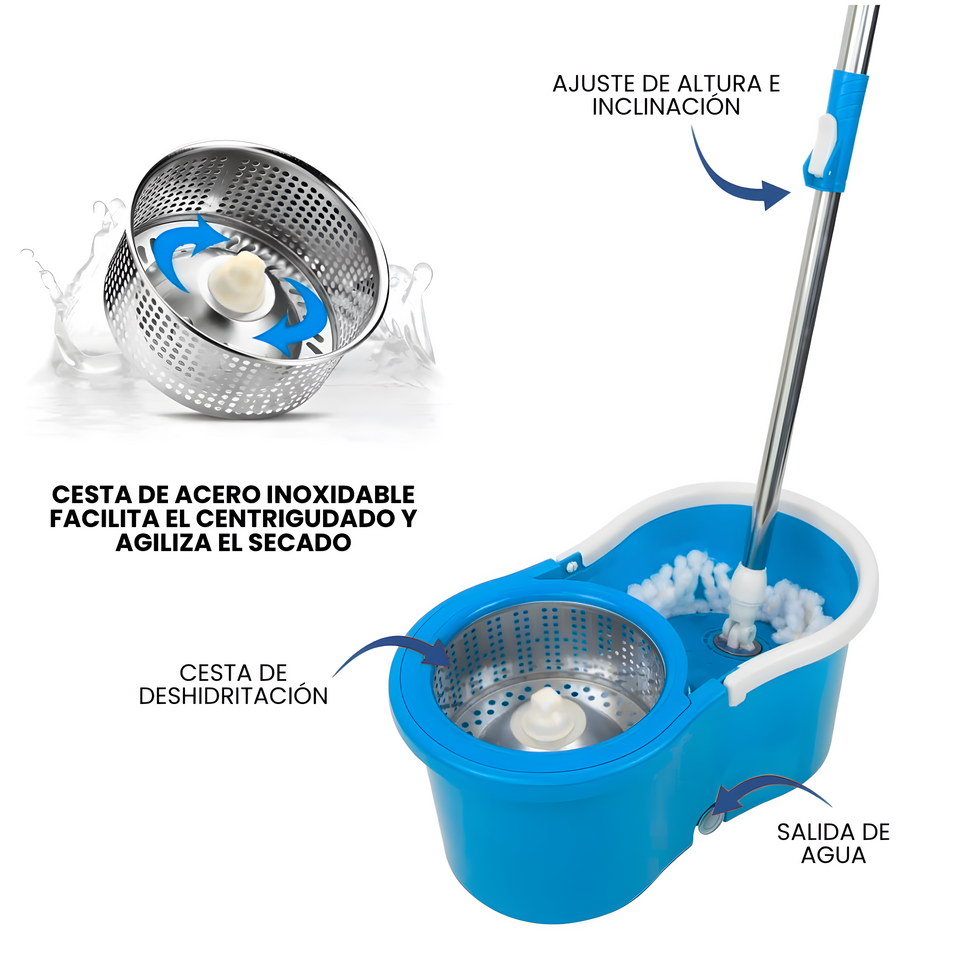 Nuevo Mop Magic Trapeador con cubeta