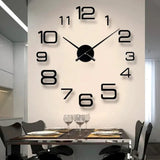 Nuevo Reloj 3D de Pared Adhesivo