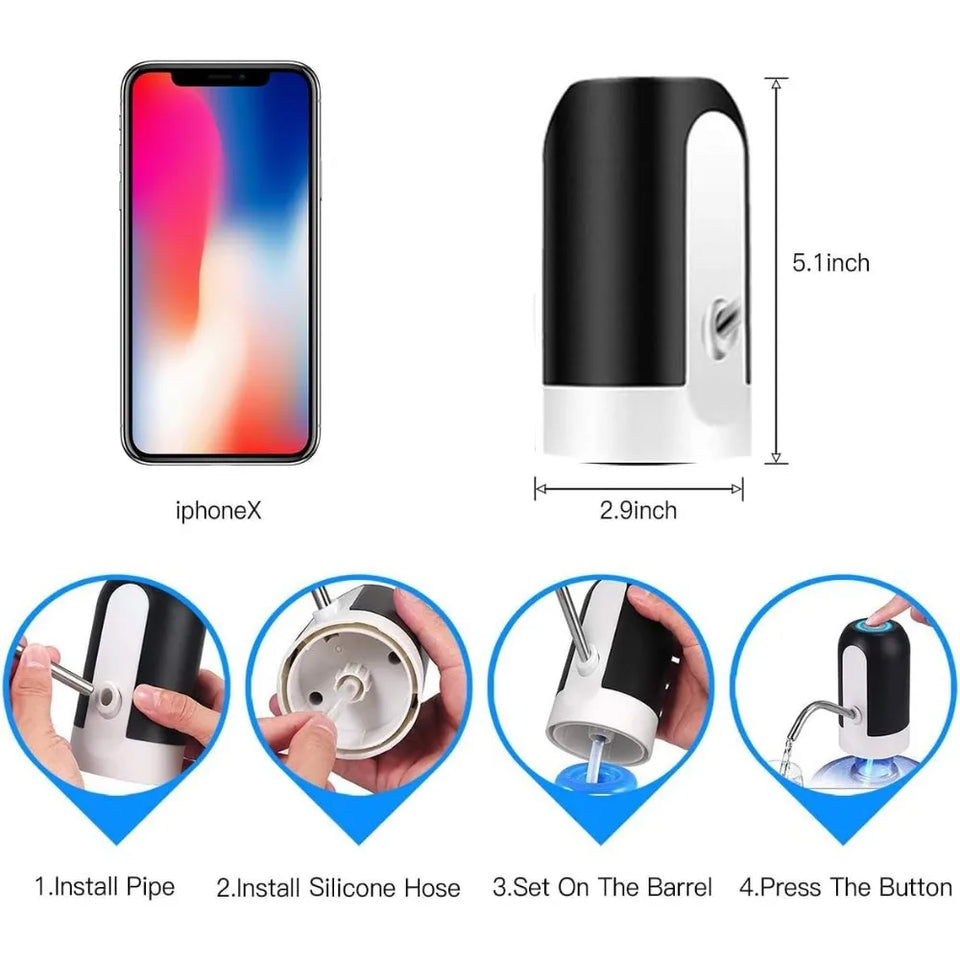 Nuevo Bomba Agua Eléctrica Portátil USB