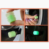 4 Tapones Brillantes para Llantas