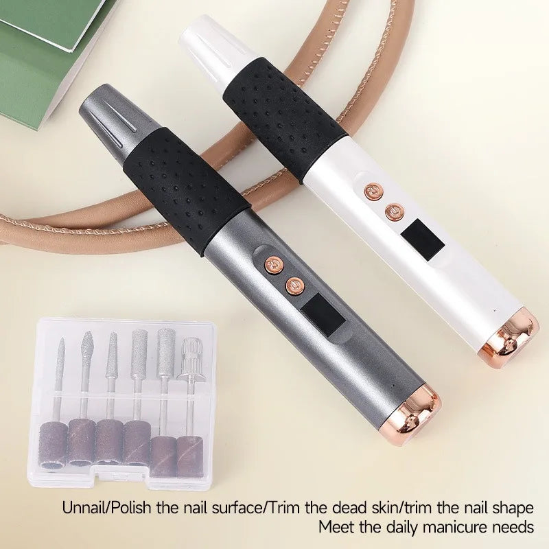 Nuevo Pulidor de Uñas Recargable Fácil