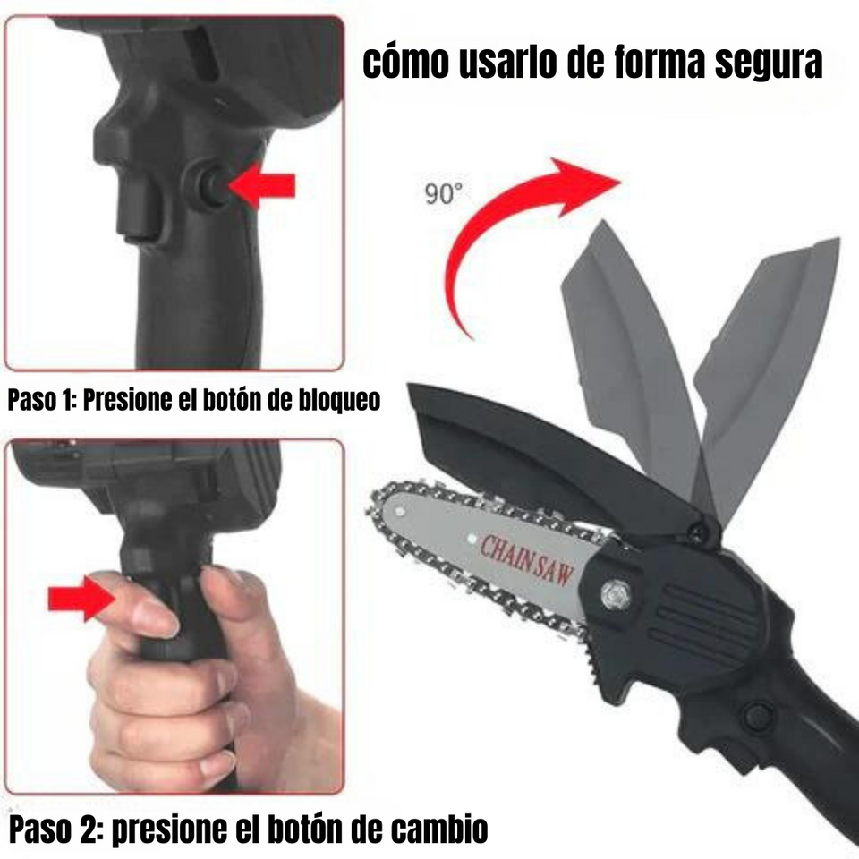 Nueva Motosierra Portátil Inalámbrica recargable