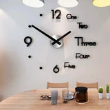 Nuevo Reloj 3D de Pared Adhesivo