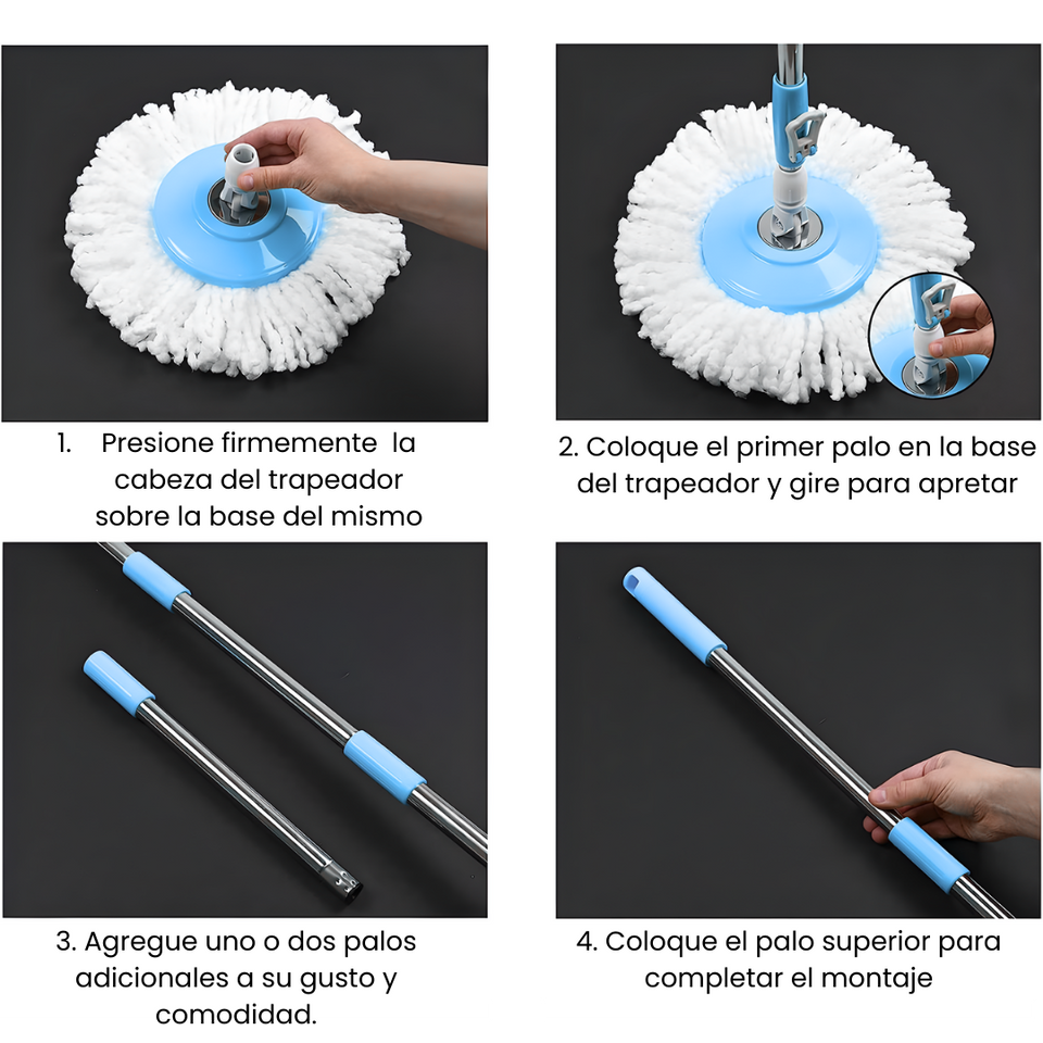 Nuevo Mop Magic Trapeador con cubeta