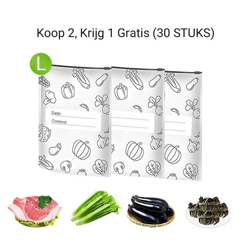 Nuevas Bolsas Reutilizables de Aluminio pack de 50 fundas