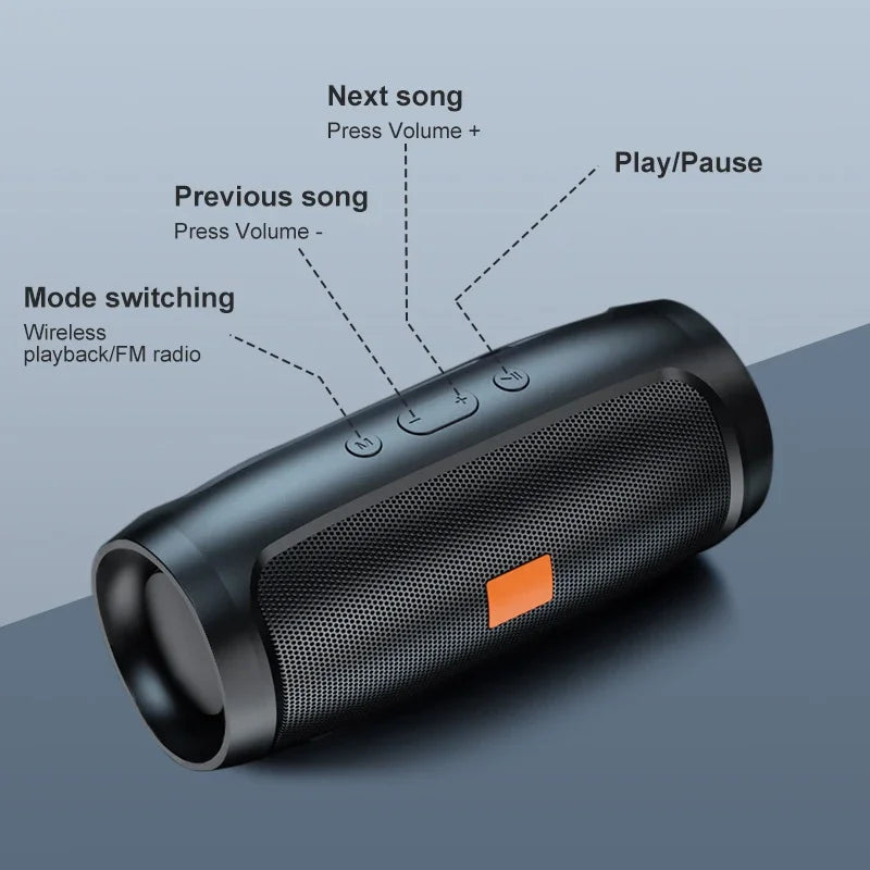 Nuevo Subwoofer Bluetooth Estéreo Portátil Pro