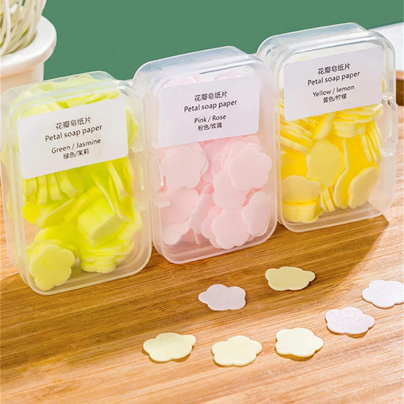 Pague 1 y lleve 2 pack de Jabones Petalitos Portátiles