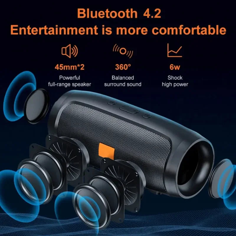Nuevo Subwoofer Bluetooth Estéreo Portátil Pro