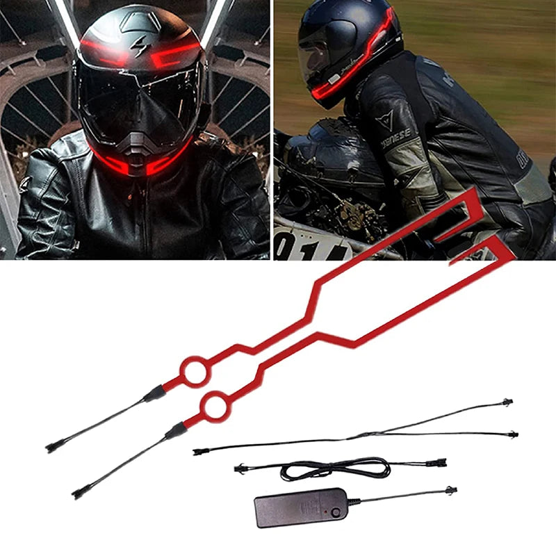 Nueva Tira LED para Casco de Moto