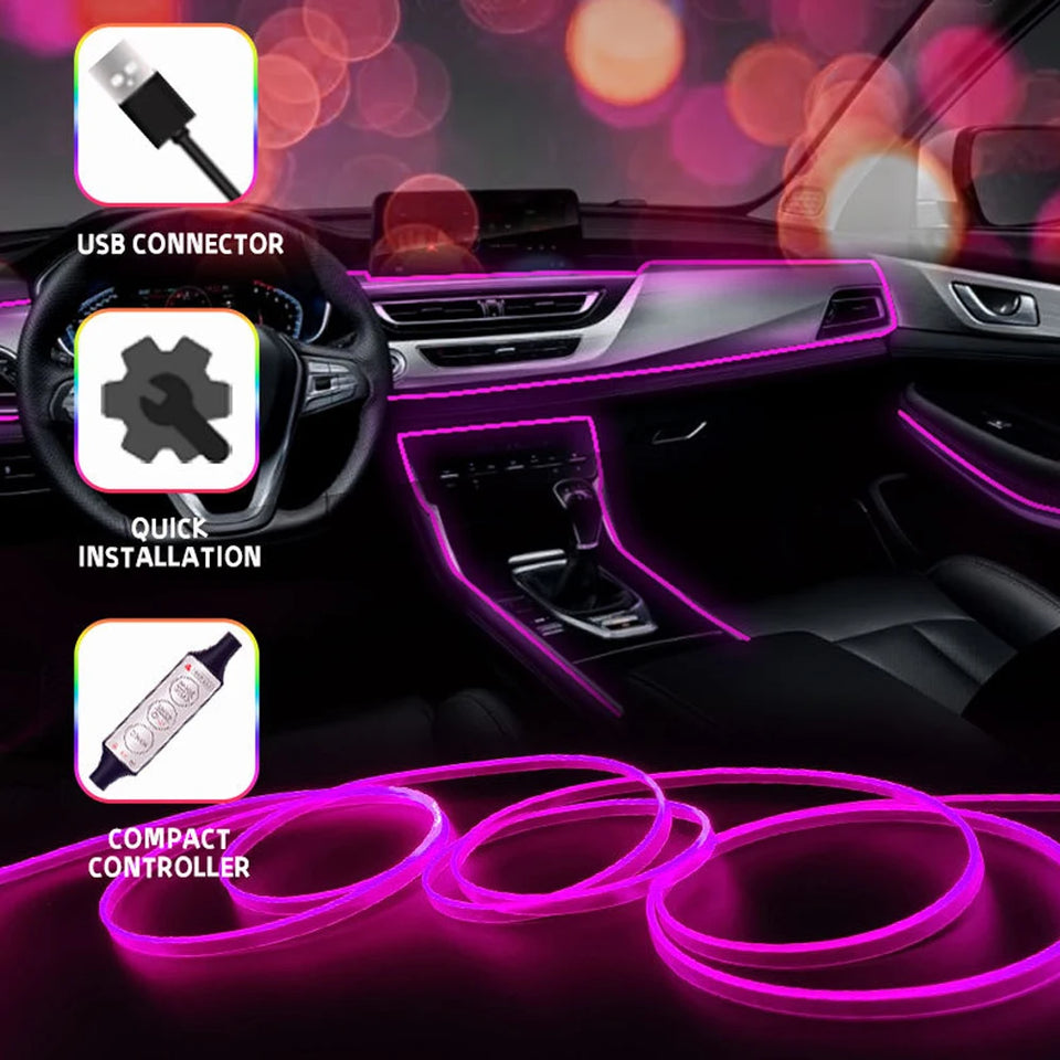 Nuevas Luces LED Interior para Autos de 3 Metros