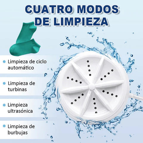Nueva Mini Lavadora y Lavaplatos Portátil Turbo