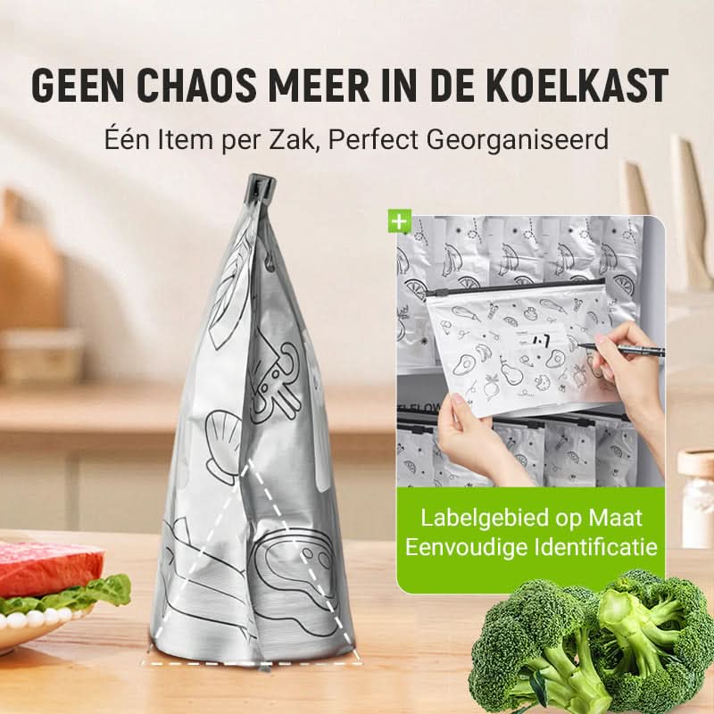 Nuevas Bolsas Reutilizables de Aluminio pack de 50 fundas