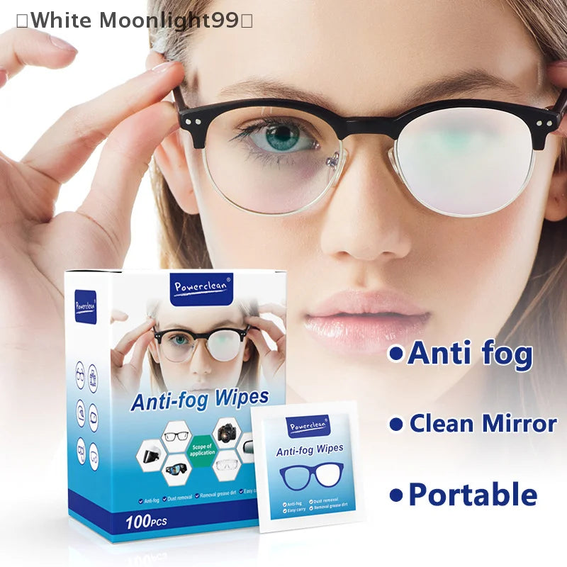 Toallitas Limpiadoras para Gafas Portátiles